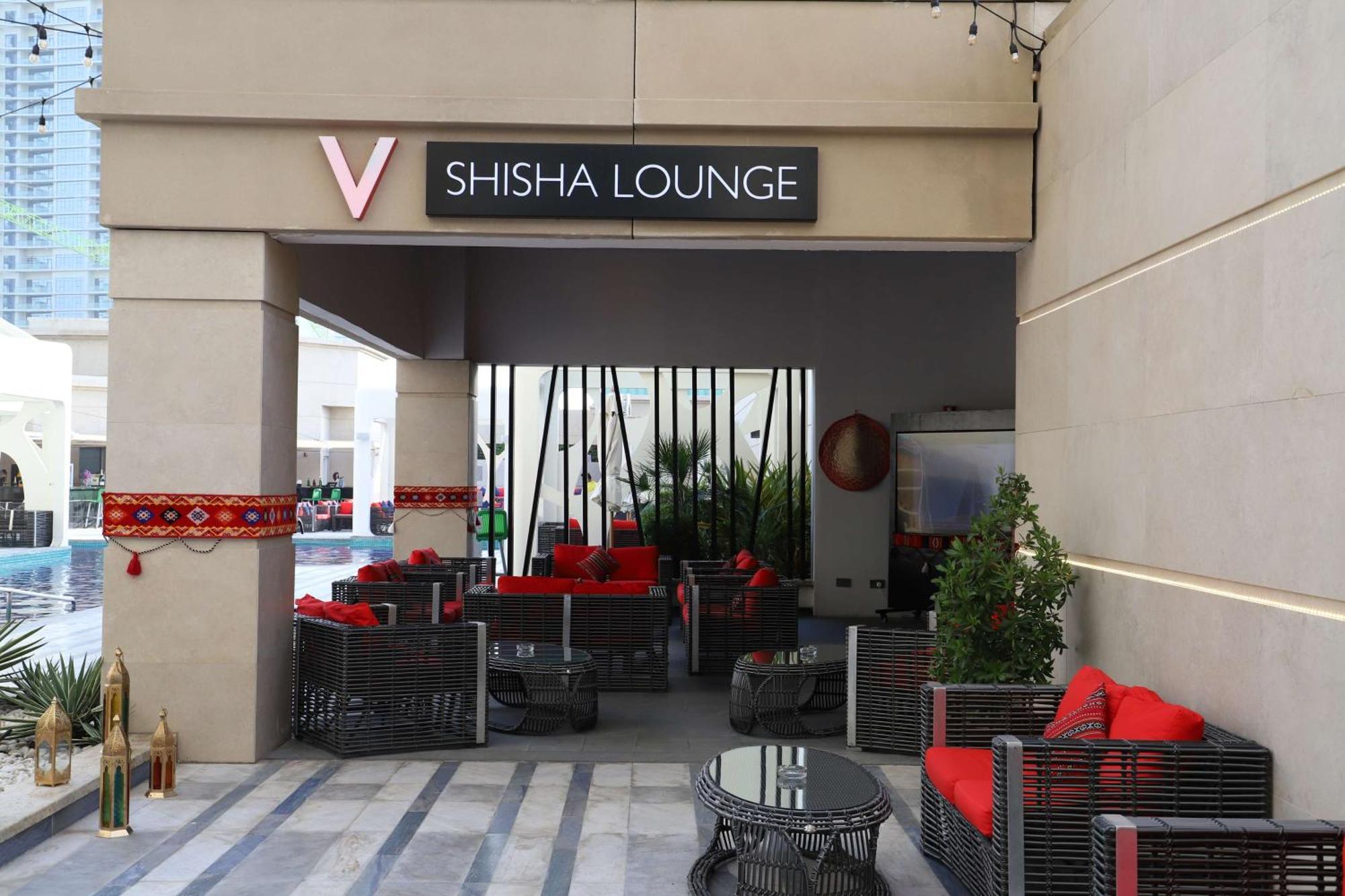 V 호텔 두바이, 큐리오 컬렉션 바이 힐튼 외부 사진 A shisha lounge in Dubai